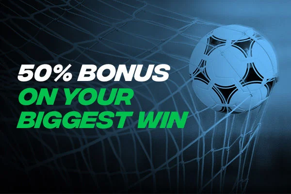 Soccer SGP 50% Winnings Bonus