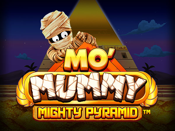 Mo Mummy Mighty Pyramid Logo